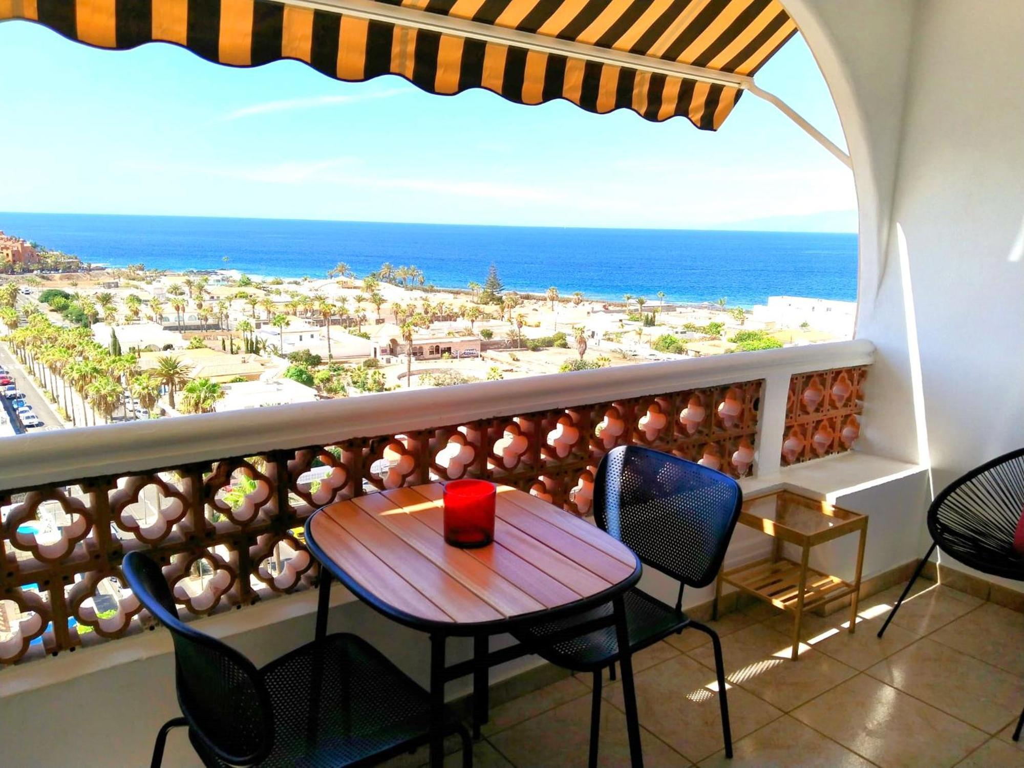 Palm-Mar Appartement Celeste 250M De L'Ocean Vue Mer Panoramique Екстериор снимка