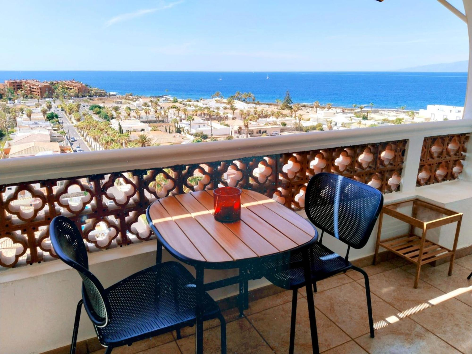 Palm-Mar Appartement Celeste 250M De L'Ocean Vue Mer Panoramique Екстериор снимка