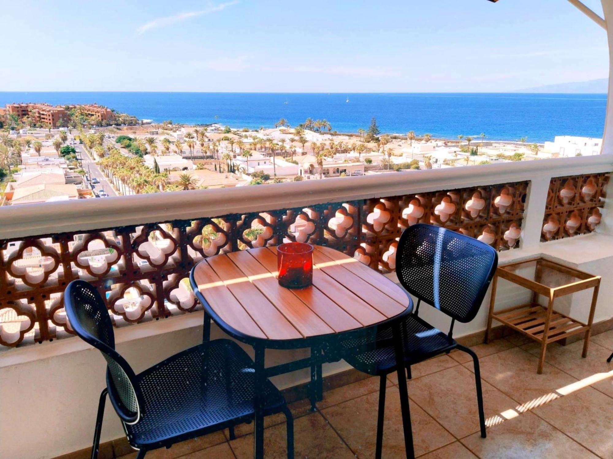 Palm-Mar Appartement Celeste 250M De L'Ocean Vue Mer Panoramique Екстериор снимка